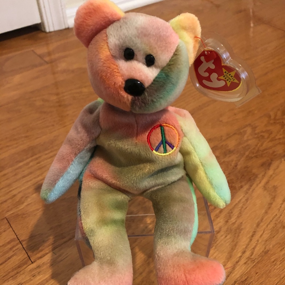 Extremely rare!!! Peace the Beanie baby
